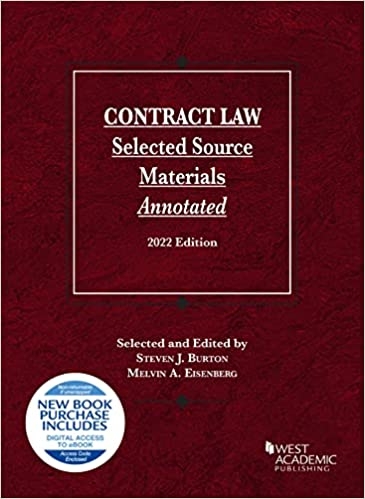 Contracts 2022 Selected Source Material - REQUIRED