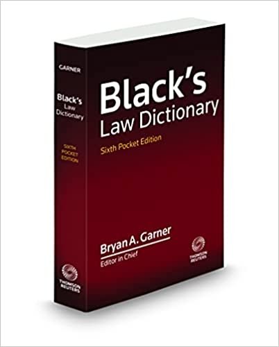 Blacks Law Dictionary 6th Edition Pocket