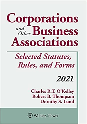 Corporations Statutes 2021