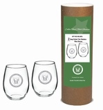 Stemless Wine Glass Canister Set