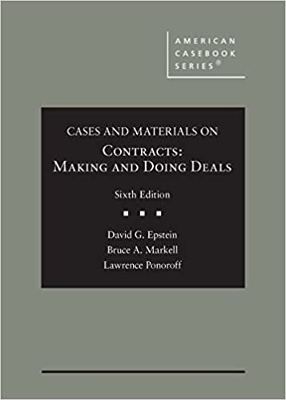 Cases and Materials on Contracts, 6e REQUIRED
