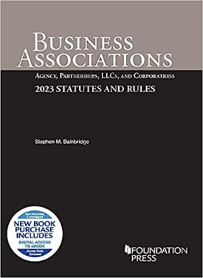 Business Associations: Statutes 23 - Recommended