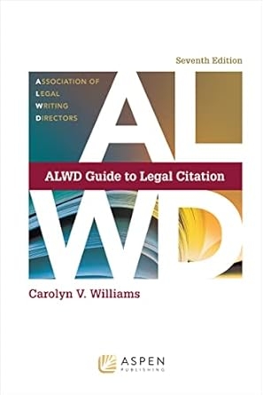 ALWD Citation Manual 7e