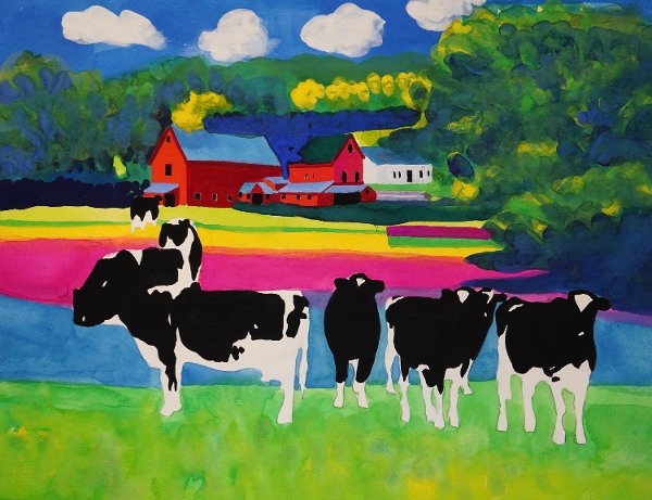 Woody Jackson Print Large - Wooden Barn