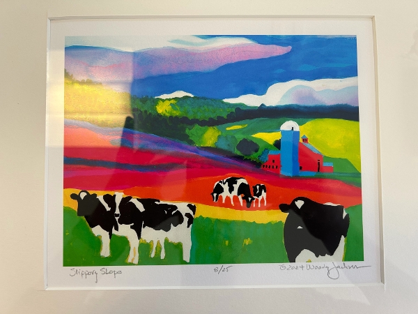 Woody Jackson Print Small - Slippery Slope