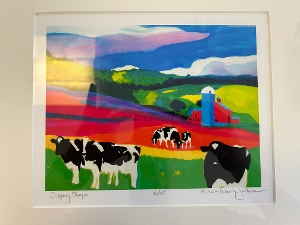 Woody Jackson Print Small - Slippery Slope