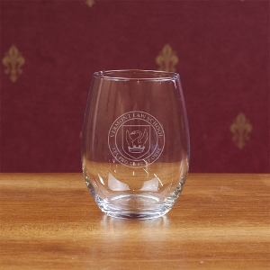 Stemless Wine Glass Engraved