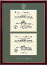 Double Diploma Edition in Galleria Frame
