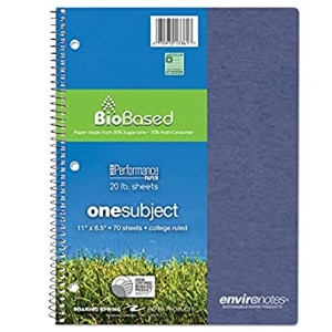 Bio-Based Notebooks