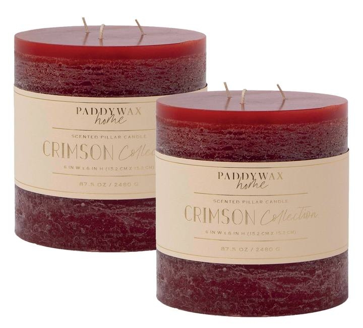 Large 3-wick Candle in Crimson