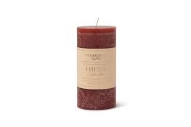 Crimson Collection Scented Pillar Candle