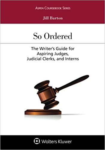 So Ordered: The Writers Guide For Aspi