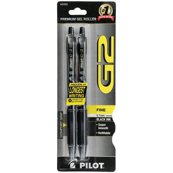 G2 Pen 2-Pack - Black
